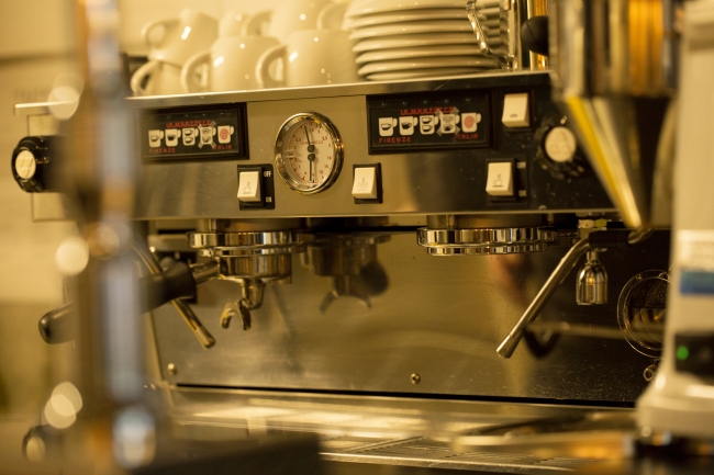 LA MARZOCCOのエスプレッソマシーン