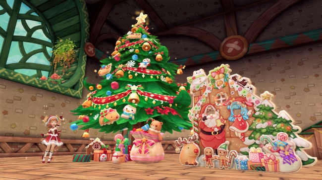 ▼秘密基地を素敵なクリスマス家具で飾りましょう！