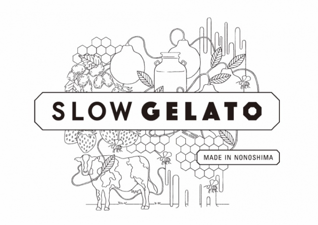 SLOW GELATOロゴ