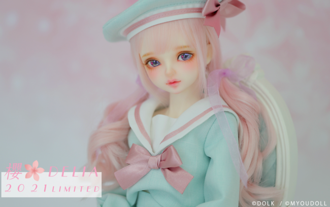 DOLK】数量限定20体！桜コンセプトの最高級美少女ドールが『櫻Delia