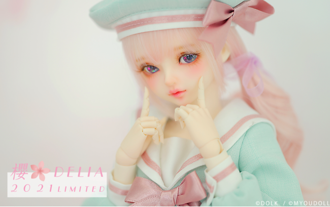 DOLK】数量限定20体！桜コンセプトの最高級美少女ドールが『櫻Delia