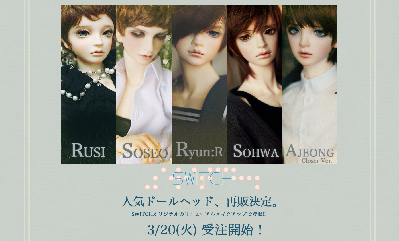 Switch doll BJD ヘッド SOHWA - その他