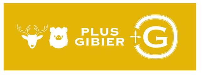 ▲プラスジビエ　ロゴ