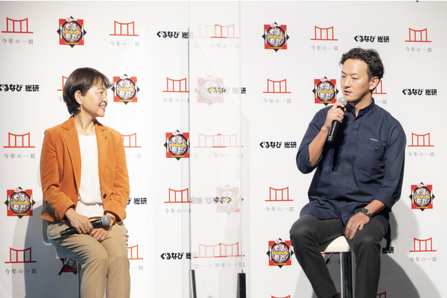 ▲左から、トークセッション中の三浦佳子氏と吉武広樹氏 ▲左から、トークセッション中の三浦佳子氏と吉武広樹氏