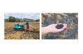CO2削減貢献と土壌改良へ　茨城 サツマイモの農業法人が初の「バイオ炭」の散布を実施