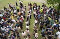 【関西外国語大学】留学生・学生・職員がともに災害への備えを学びました／RAの学生が多言語での避難誘導を想定し、初期消火や心肺蘇生法を体験しました