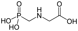 図1：グリホサートの構造式