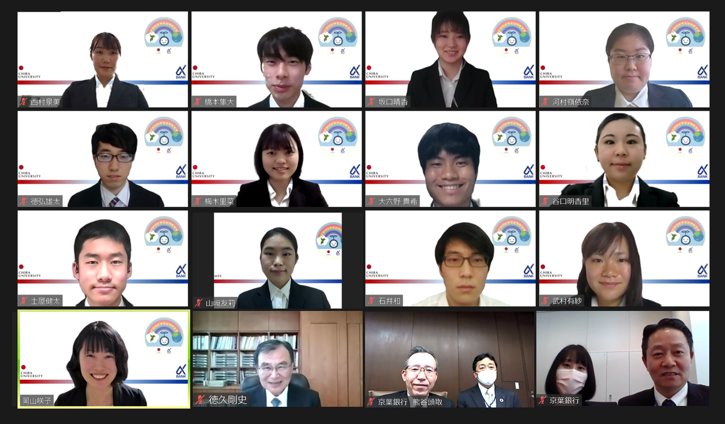 コロナ禍の2020年度の活動を振り返る「千葉大学×京葉銀行ecoプロジェクト」実施報告会　