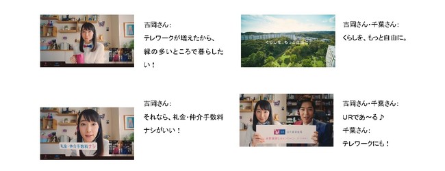 あたらしいくらし を提案する ｕｒ賃貸住宅 新ｔｖ ｃｍ 吉岡里帆さんと千葉雄大さんがテレワークでｕｒのメリットを紹介 Ur都市機構のプレスリリース