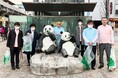 サステナビリティ経営の「環境への貢献」として社員による駅前清掃活動を実施