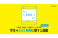 株式会社テスティー、2025年版 学生のSNS利用に関する調査を実施