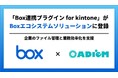 アディエム「Box連携プラグイン for kintone」がBoxエコシステムソリューションに認定