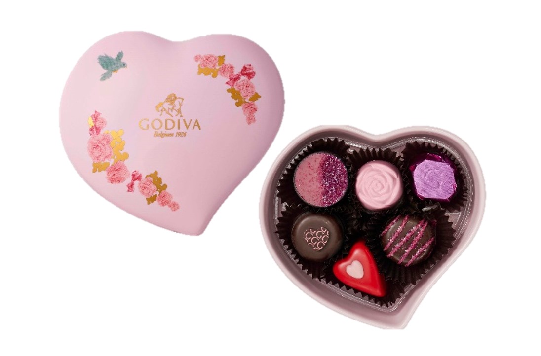 GODIVA バレンタイン チョコ 空箱 2023 リボン付き editorial.unju.edu.ar