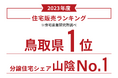 アート建工が『2023年度 山陰住宅販売ランキング』で鳥取県第1位を獲得!