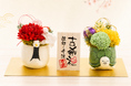 【ココロを贈る 名入れギフトOkulu】敬老の日や長寿祝いに。「鶴は千年、亀は万年」の願いを込めた、名入れできる『寿 つるかめプリザ』が新登場