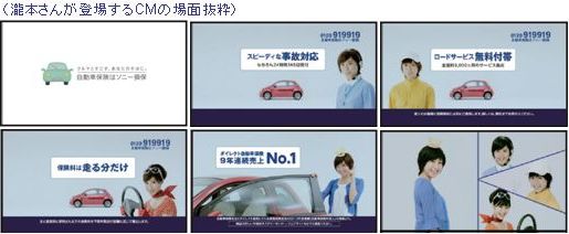 自動車保険の新cm 放映開始 イメージキャラクターには 引続き 瀧本美織さんを起用します ソニー損害保険株式会社のプレスリリース