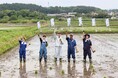 令和7年産「福、笑い」内堀福島県知事らによる田植えを行いました!