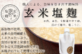 夏の食卓に自然の力を。秋田県産あきたこまちの発酵玄米麹を使った無添加「玄米塩麴」新登場。