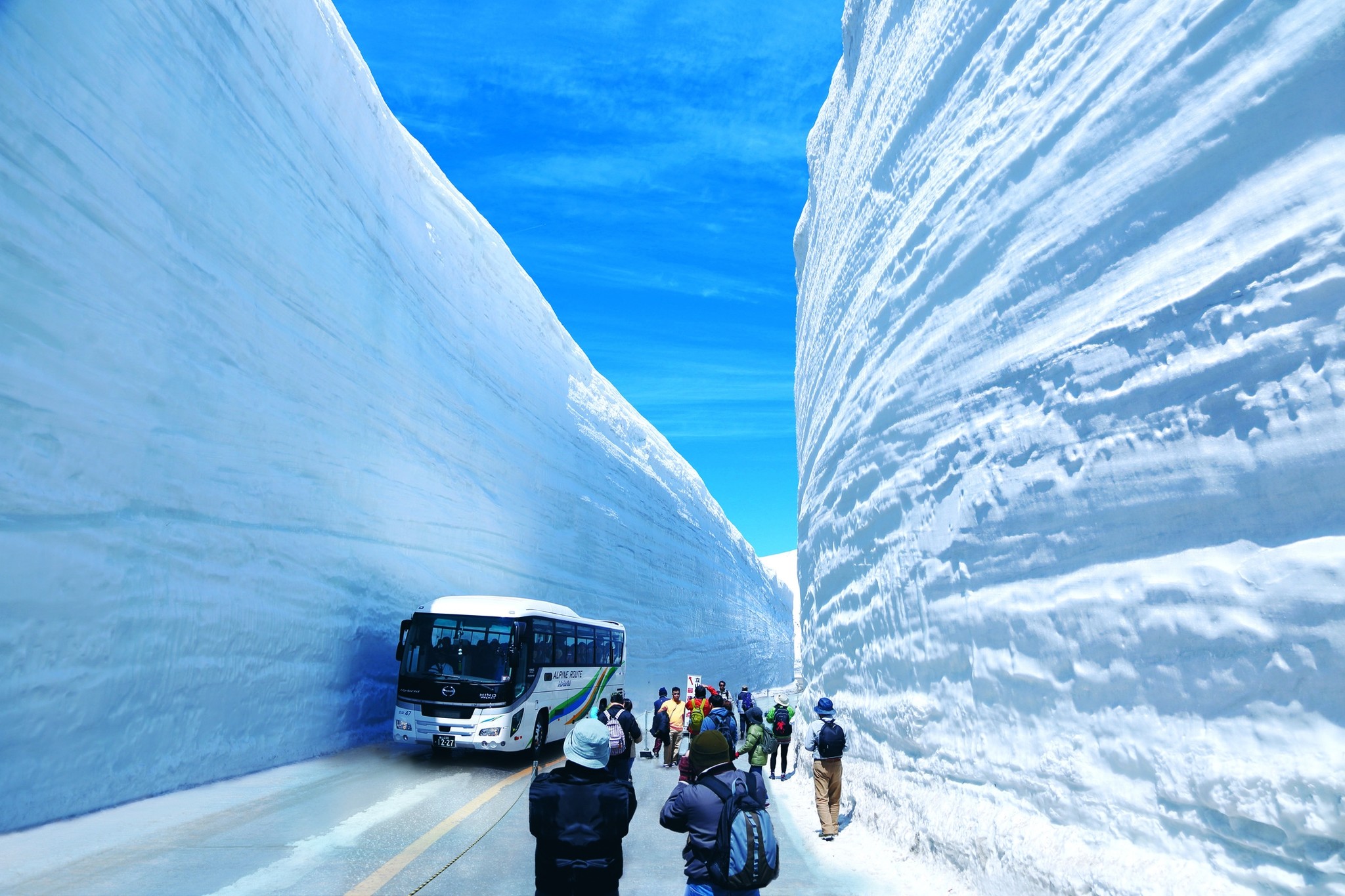 富山の春！今が見ごろ！世界有数の絶景ポイント　雪の大谷ウォーク４月１６日（土）からスタート！