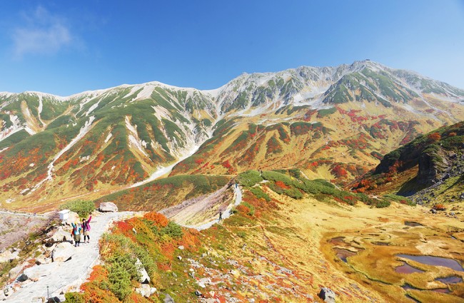 日本一早い紅葉 見頃は9月中旬 11月上旬 雲海の出現率50 以上 紅葉と雲海のコラボは今だけ 富山県首都圏本部のプレスリリース