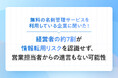 無料の名刺管理サービスを利用している企業に聞いた!経営者の約7割が情報転用リスクを認識せず、営業担当者からの進言もない可能性