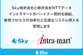 Ｓｋｙ株式会社と株式会社ＮＴＴデータ イントラマートがパートナー契約を締結、業務プロセスの効率化と迅速なシステム導入を実現