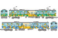 「鉄道コレクション」にふくい応援ポケモン“カイリュー”が登場！『えちぜん鉄道MC7000形「カイリュートレイン」2両セット』2027年2月発売