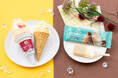 紅はるかと国産和栗を使った秋のスイーツアイス2品が新発売！「ワッフルコーン 蜜芋ブリュレ」＆銀座千疋屋と共同開発「まるで和栗モンブラン」
