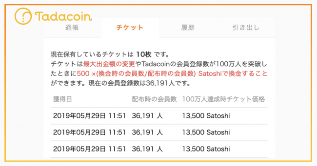 ビットコインが無料で貯まるポイントサイト Tadacoin がチケット機能を新たにリリース Onebox株式会社のプレスリリース