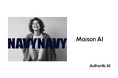 人とAIの共創がブランドを生む。オーセンティックAI社の「Maison AI」、TSI社の新ライン「NAVYNAVY」開発を全面支援