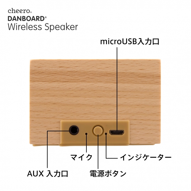 新製品】ワイヤレススピーカー 「cheero Danboard Wireless Speaker 