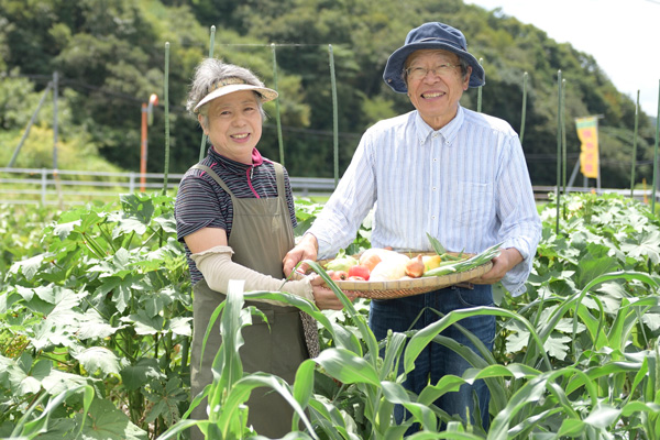 「おかやまオーガニック」の川越様ご夫妻 「おかやまオーガニック」の川越様ご夫妻