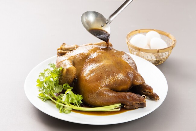 鶏の中華風醤油煮込み