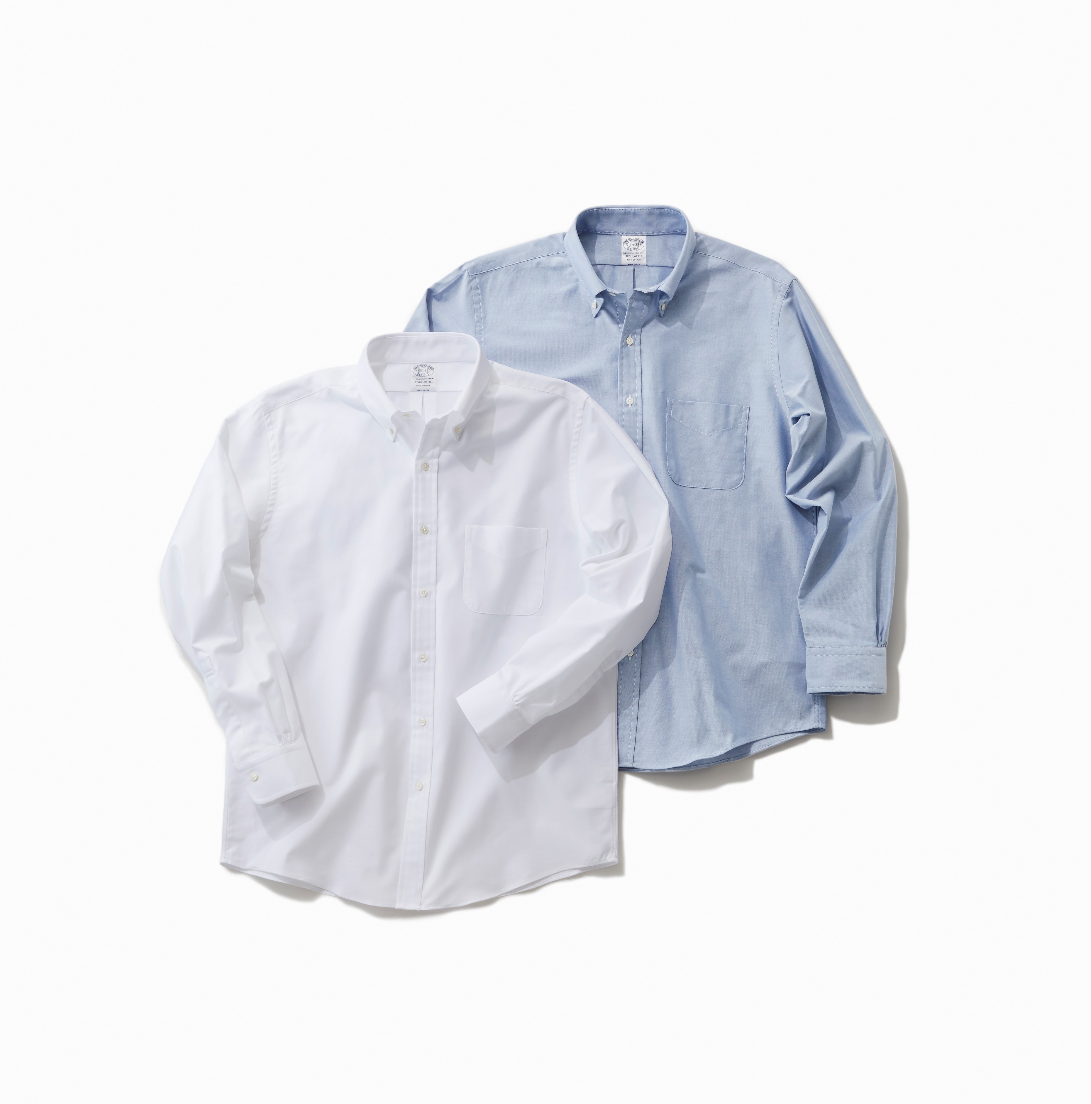オータムセール BROOKS BROTHERS 米国製 ポロカラーシャツ ブルー 15-33 通販