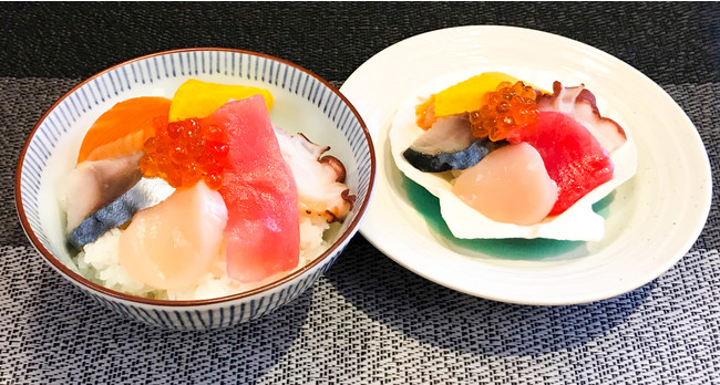 青森県産鮮魚の「のっけ丼」がブッフェに登場。  ※写真はイメージです。