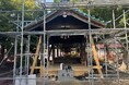 幼稚園、小学校のそばにある神社を守る、貴船神社修復に建設業が寄付支援