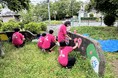 【城西国際大学】子どもたちの笑顔が集まる公園へ　学生5人が壁画を修復
