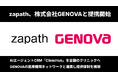 株式会社zapathと株式会社GENOVAが提携開始