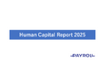 ペイロール、「ISO 30414」の認証を継続。併せて「Human Capital Report 2025」を発行