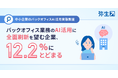 バックオフィス業務のAI活用に全面刷新を望む企業は12.2％。バックオフィス人材951名の実態調査