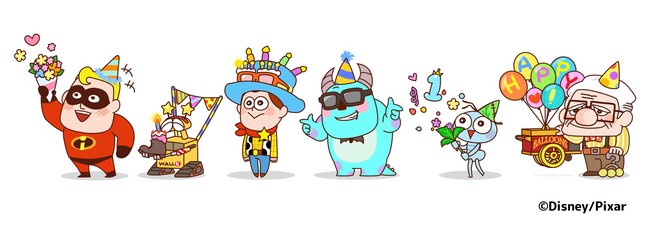 Line ピクサー タワー おかいものパズル サービス開始1周年 Mogu描き下ろし限定 Lineスタンプを無料配信 Line株式会社のプレスリリース