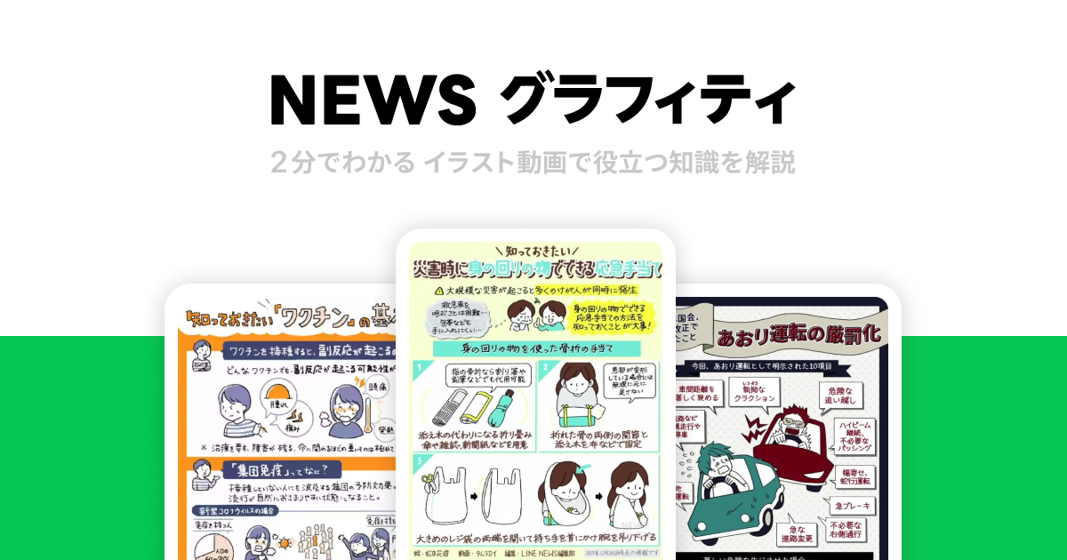 知見や知識を共有 参照できる場を創る Line Newsの手書きイラストニュース解説動画 News グラフィティ をオープンプラットフォーム化 動画や画像素材の無償提供を開始 Line株式会社のプレスリリース