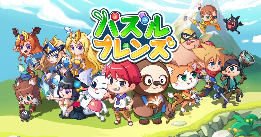 クルッと染める この爽快感がやみつきに やみつきパズルrpg Line パズルフレンズ 本日より事前登録を開始 Line株式会社のプレスリリース