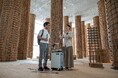 UAEパビリオン、視覚障がい者による「AIスーツケース」体験を初めて受け入れ
