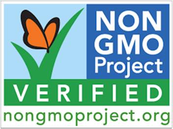 　「Non-GMO Project Verification」認証ロゴ 