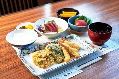 天ぷら船橋屋　　　　　　　　　　　　　　　「お楽しみランチコース」