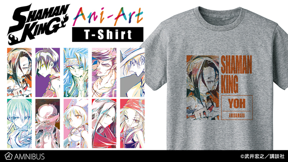 シャーマンキング』のAni-Art Tシャツ、トレーディング Ani-Art 缶 