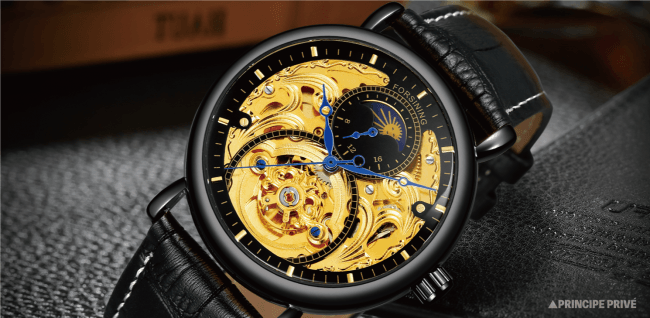 ムーンフェイズ時計を2万4,000円(税別)で販売。PRINCIPE Watches ...