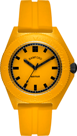 イギリス発の腕時計「BAMFORD(バンフォード)」からスチールにポリマー 