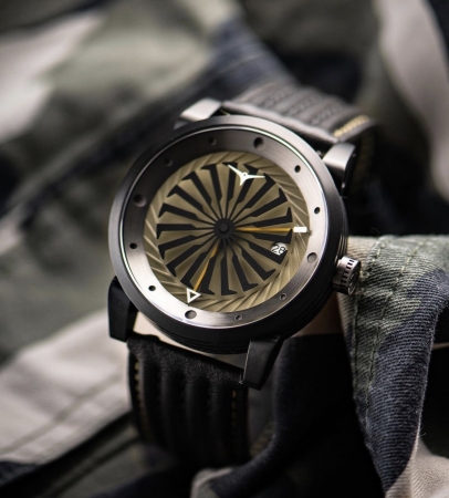 ZINVO/ジンボ タービン型秒針腕時計 BLADE PHANTOM 自動巻き316L 
